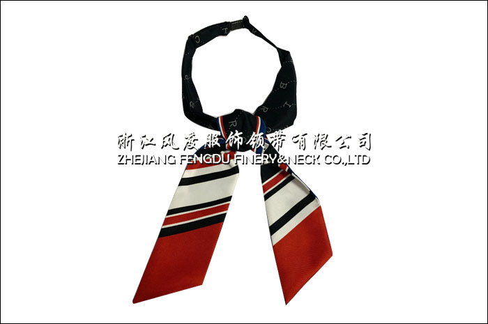 仿絲打結絲巾 標記